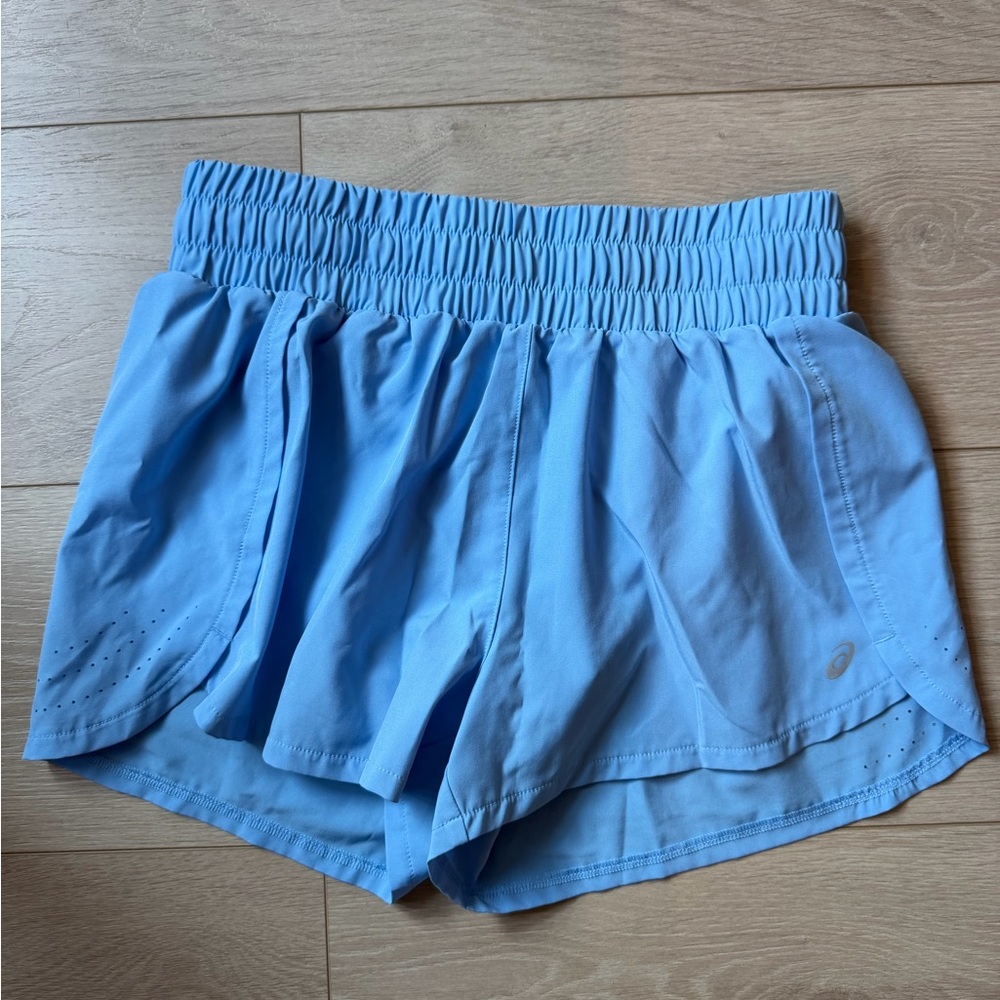 Asics | Women’s Light Blue Running Shorts